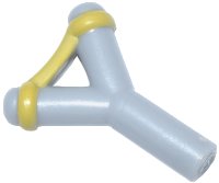 LEGO part Minifigure, Weapon Slingshot with Yellow Band Pattern 19900pb02