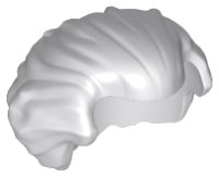 LEGO part Minifigura, Capelli Pettinati Indietro con Picco di Vedova, Lunghezza Mento e Folti Dietro 21269