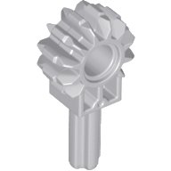 LEGO part Technic, Arm with Gear 8 Tooth and 1.5L Axle 24014