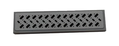 LEGO part Tile 1 x 4 with Tread Plate Pattern (Sticker) - Set 42078 (2431pb0577)
