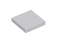 Tuile 2 x 2 en gris bleuté clair, numéro de pièce LEGO 3068
