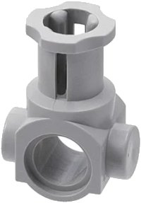 Technic, Axle and Pin Connector en gris bleuté clair, numéro de pièce LEGO 3651