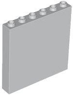 LEGO part Brick 1 x 6 x 5 3754