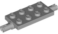 LEGO part Plate, Modified 2 x 4 with Pins and Thick Reinforced Supports 40687