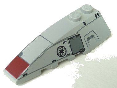 LEGO part Wedge 6 x 2 Left with SW Mini AT-TE Pattern (41748pb011)