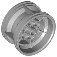 LEGO part Wheel 43.2mm D. x 26mm Technic Racing Small, 6 Pin Holes 56908