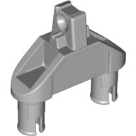 LEGO onderdeel Hinge 1 x 3 with Two Pins, Locking 1 Finger - Squared Pin Holes 57359