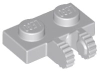 LEGO onderdeel Hinge Plate 1 x 2 Locking with 2 Fingers on Side and 9 Teeth 60471