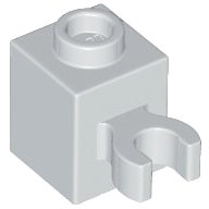 LEGO part Brick Special 1 x 1 with Clip Vertical [Open O Clip, Hollow Stud] 60475b