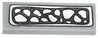 LEGO onderdeel Tile 1 x 3 with Silver Crocodile Scales Pattern (Sticker) - Set 70126 63864pb031