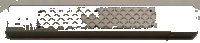 LEGO part Tile 1 x 6 with Silver Tread Plate and 6 Rivets Pattern - Center Placement (Sticker) - Set 7992 6636pb100
