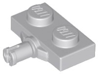LEGO part Plate, Modified 1 x 2 with Wheel Holder, Reinforced Underside 66897