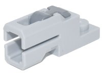 LEGO part Projectile Launcher, 1 x 2 Mini Blaster / Tile Shooter with Dark Bluish Gray Trigger (69754 / 69755) 69754c01