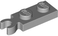 LEGO onderdeel Plate, Modified 1 x 2 with Clip on End (Vertical Grip) 78256