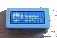 LEGO part Slope 30 1 x 2 x 2/3 with Radar Screen Pattern (Sticker) - Set 8424 85984pb014
