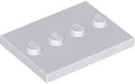 Tile, Modified 3 x 4 with 4 Studs in Center, numero pezzo LEGO 88646