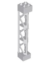 LEGO part Support 2 x 2 x 10 Girder Triangular Vertical - Type 4 - 3 Posts, 3 Sections 95347