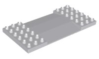Duplo, Plate 6 x 12 with Center Ramp, LEGO onderdeelnummer 95463
