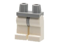 LEGO part Hips and White Legs 970c01