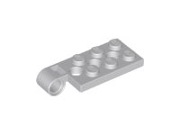 LEGO part Hinge Plate 2 x 4 with Pin Hole and 3 Holes - Top 98286