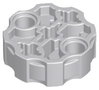 LEGO part Large Figure Weapon, Barrel with 2 Pin Holes and 3 Axle Holes 98585