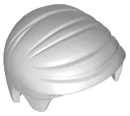 Minifigure, Hair Short Combed Sideways Part Left in light bluish gray, LEGO part number 99930