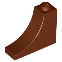 LEGO part Brick Curved 1 x 3 x 2 Inverted [Inside Bow] 18653