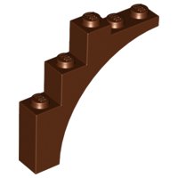 Arch 1 x 5 x 4 - Continuous Bow, número de pieza LEGO 2339