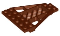 LEGO part Coin, Plaque 8 x 6 x 2/3 avec Grille 30036