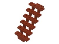 Treppen 7 x 4 x 6 Gerade offen, LEGO Teilenummer 30134