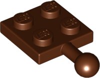 LEGO part Plate, Modified 2 x 2 with Tow Ball 3729