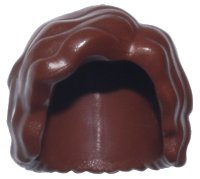 LEGO part Minifigure, Hair Short and Bushy, Parted on Left 38798
