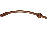LEGO part Bar Curved with Axle End and 1 x 1 Round Plate 4042