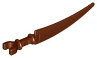 LEGO part Minifigure, Weapon Sword, Scythe Blade with Clip Pommel 59229