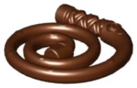 LEGO part Minifigure, Weapon Whip Coiled 61975
