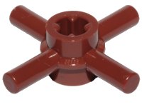 LEGO part Technic Axle Connector Hub with 4 Bars at 90°, Reinforced Axle Hole 68888