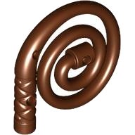 LEGO part Minifigure, Weapon Whip Coiled - 3 Holes 7257