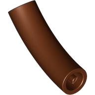 LEGO part Brick Round 1 x 1 D. Tube with 45° Elbow and Axle Holes (Crossholes) at Each End 7324