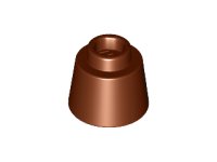 LEGO part Cone 1.17 x 1.17 x 2/3 (Fez) 85975