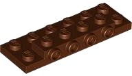 LEGO onderdeel Plate, Modified 2 x 6 x 2/3 with 4 Studs on Side 87609