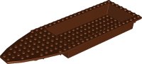 LEGO part Boat, Hull Unitary 28 x 8, Top 92711