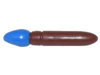 LEGO part Minifigure, Utensil Paint Brush with Molded Blue Bristles Pattern 93552pb06