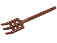 LEGO part Minifigure, Utensil Pitchfork - Handle with Flat End 95345