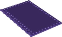 LEGO onderdeel Tile, Modified 10 x 16 with Studs on Edges and Bar Handles 69934