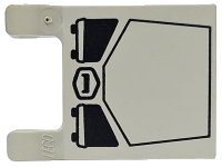 LEGO onderdeel Flag 2 x 2 Square with SW MINI AT-ST Pattern 2335px15