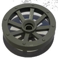 LEGO part Rueda Vagón Pequeña (27 mm D.) 2470