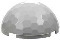 Cylinder Hemisphere 4 x 4 Multifaceted, LEGO onderdeelnummer 30208