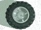LEGO part Roue 18mm D. x 14mm avec pneu noir 30,4 x 14 (30285 / 30391) 30285c01
