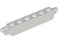 LEGO part Stein Bisagra 1 x 6 con Cierre, 1 Dedo Vertical Final y 2 Dedos Vertical Final, 9 Dientes 30388