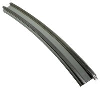 LEGO part Train, Track 12V Conducting Rail Curved without Cable Connection Holes 3241b